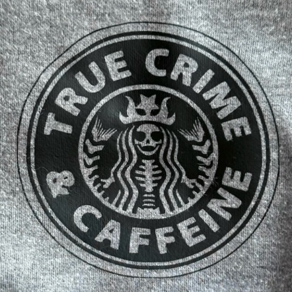True Crime & Caffeine, Retro, Reworked, Fitted Active Hoodie - Picture 7 of 15
